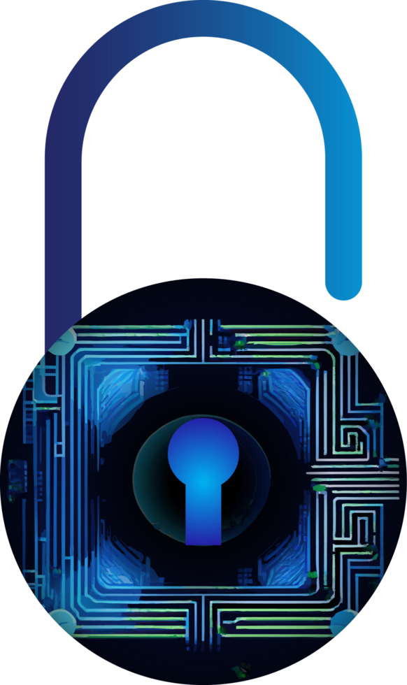 Modern Technology Cybersecurity Icon Crop-out png