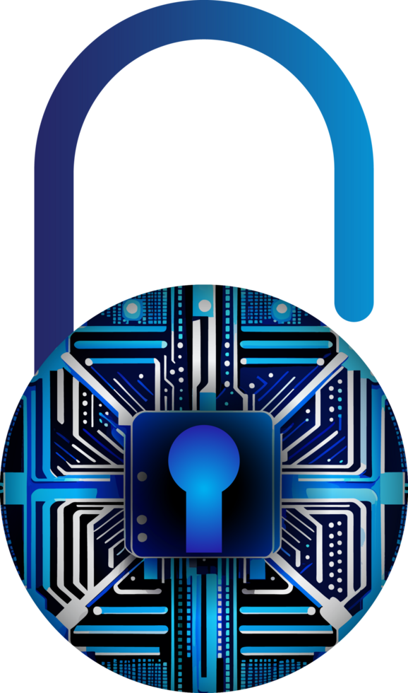 Modern Technology Cybersecurity Icon Crop-out png