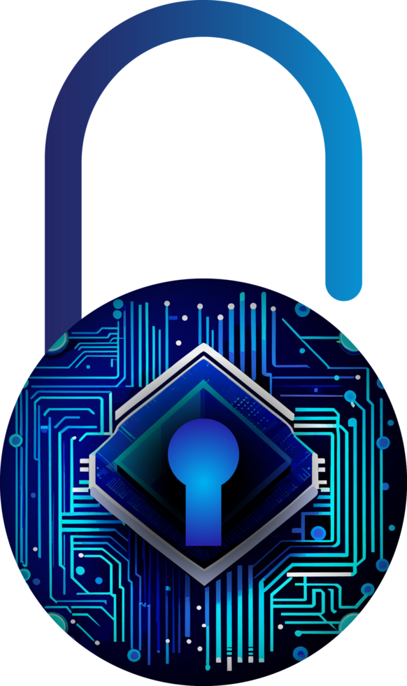 Modern Technology Cybersecurity Icon Crop-out png