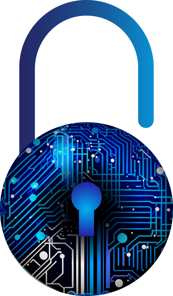 Modern Technology Cybersecurity Icon Crop-out png