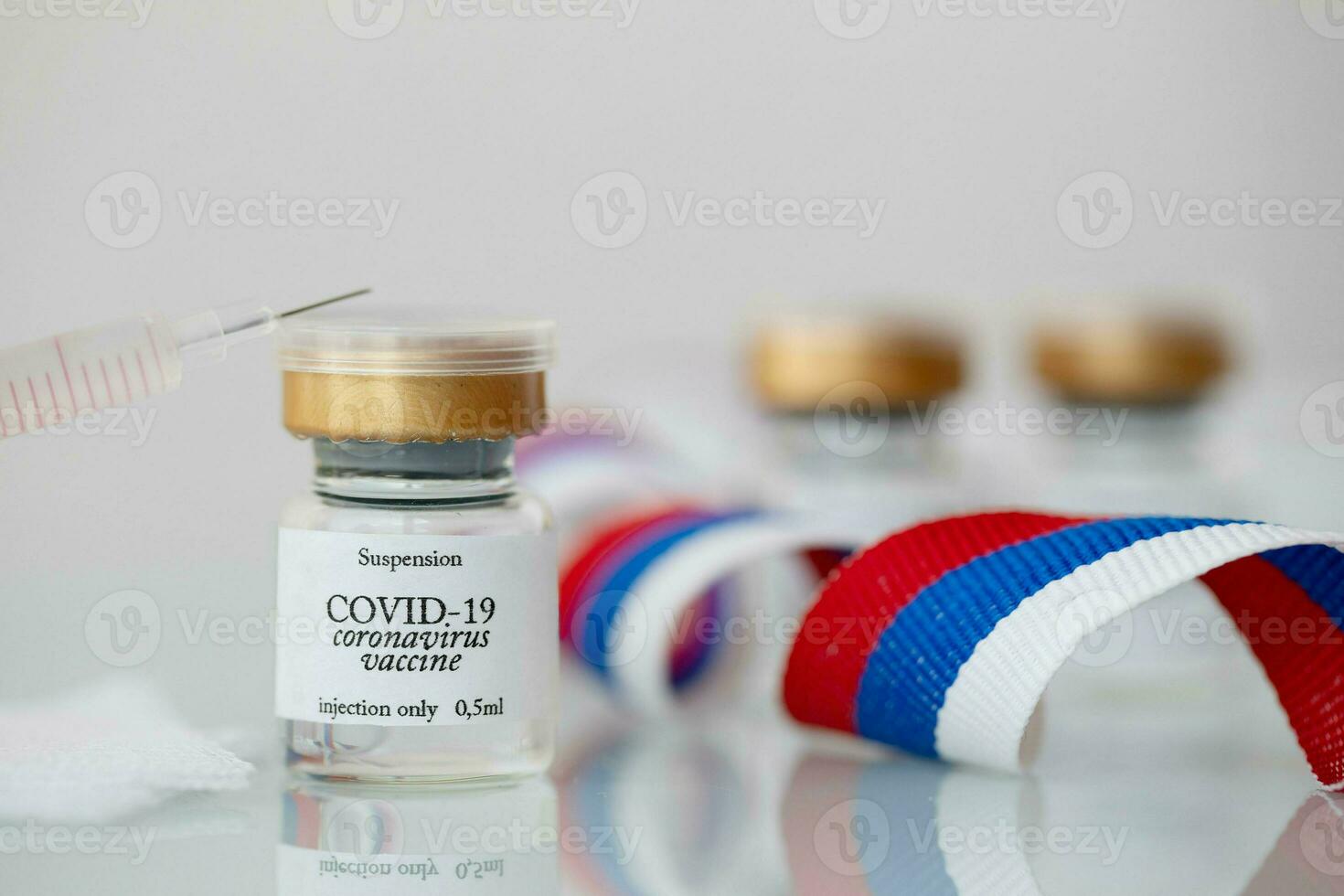 vaccine for covid-19 is being prepared in a laboratory in france photo