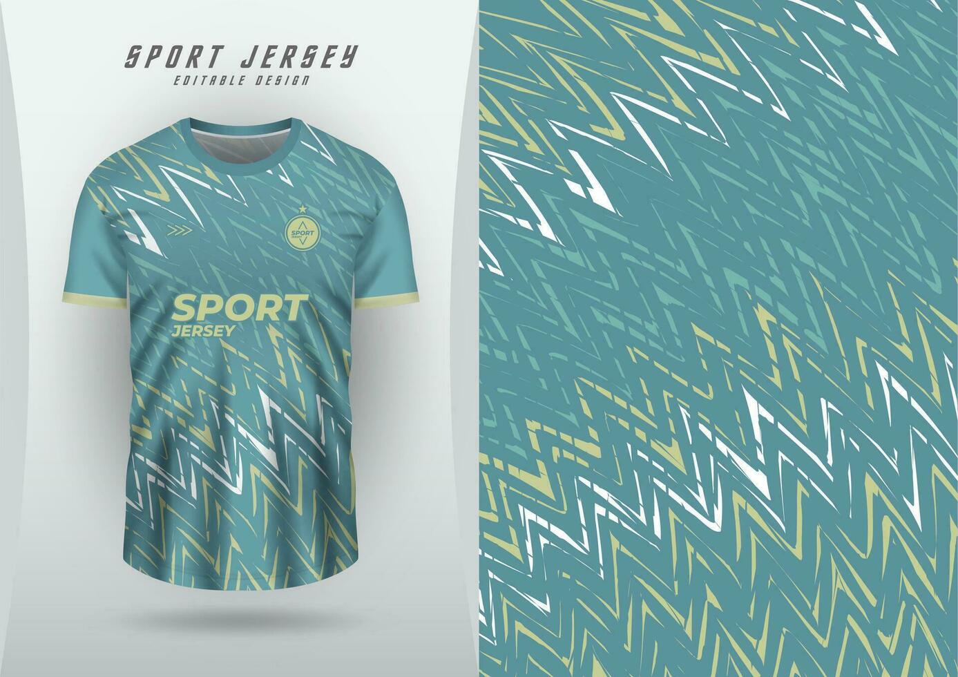 Background for sports jersey, soccer jersey, running jersey, racing jersey, zigzag pattern, gray and yellow and white vector