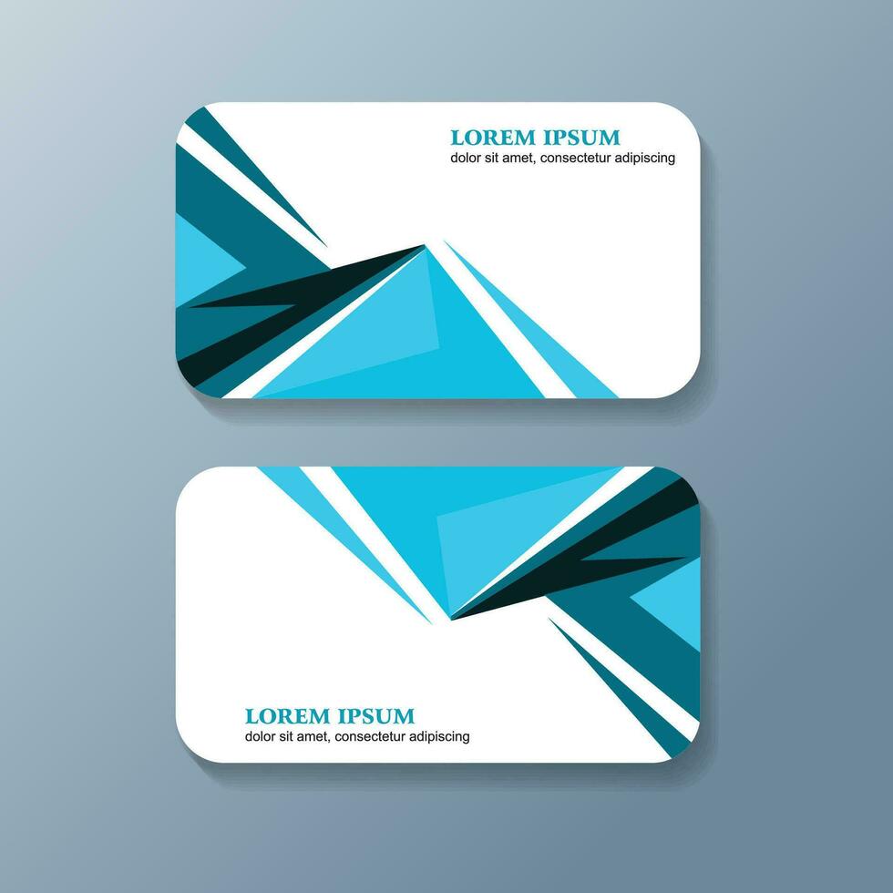 Business Card Design Template Free Vector