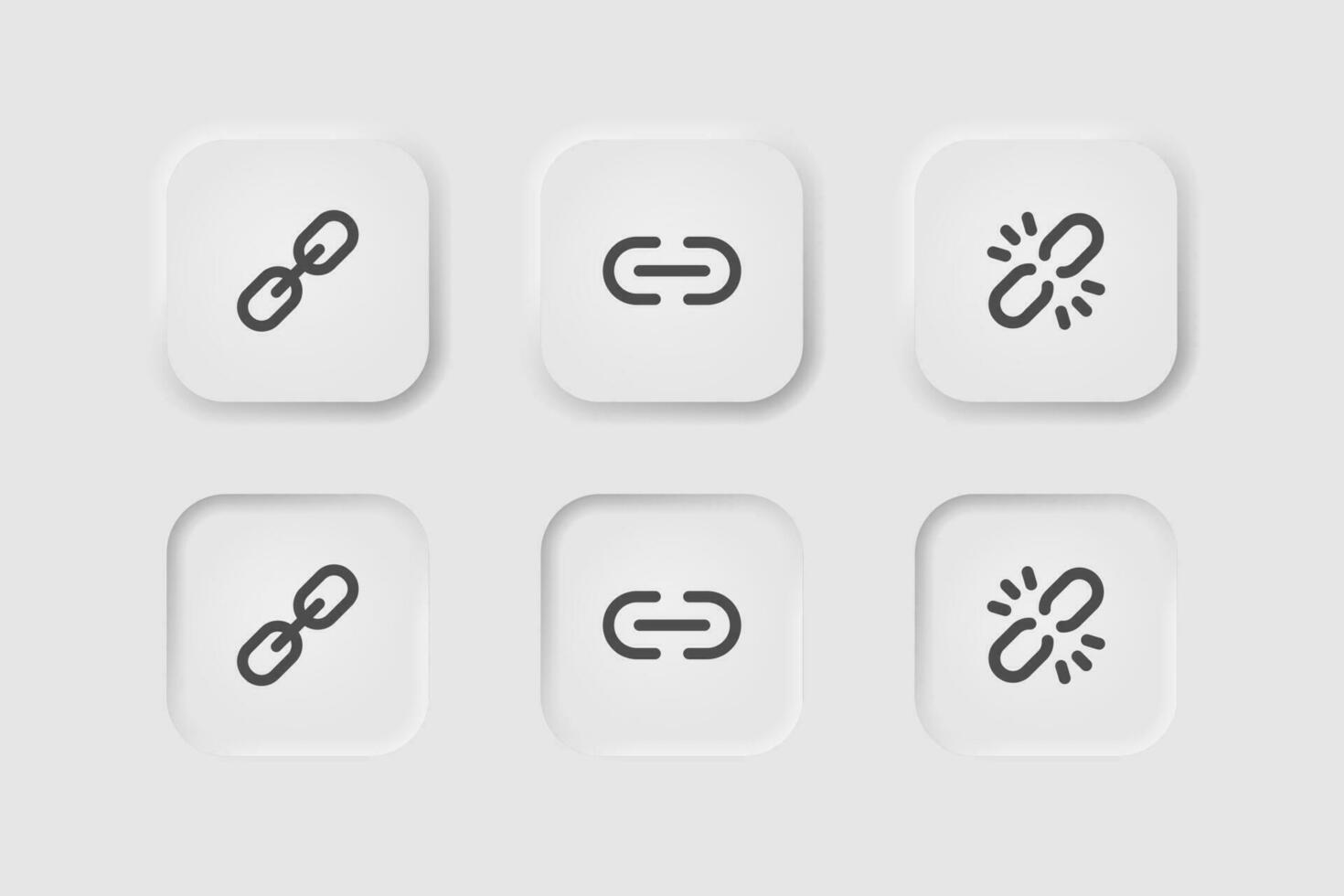 Statistic icon in neumorphism style. Icons for business, white user interface. UI, UX. Chart symbol. Stats, business, graphics, increase, economic, stock. Neumorphic style. Vector illustration.