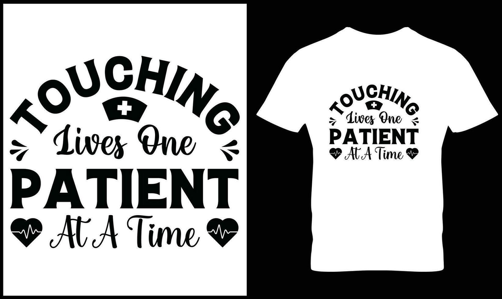 Nurse t-shirt design graphic vector. vector