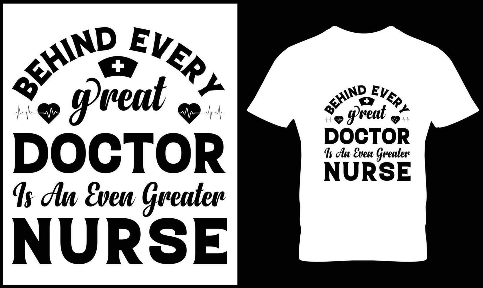Nurse t-shirt design graphic vector. vector