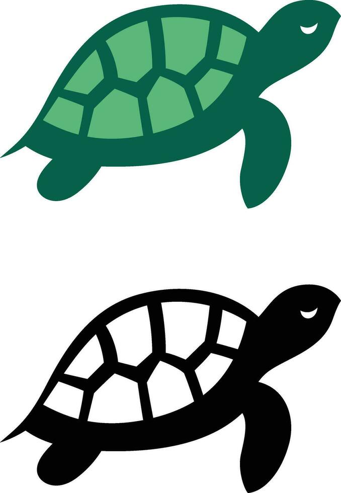 Tortuga logo modelo valores vector ilustración, tortuga acortar Arte valores vector imagen