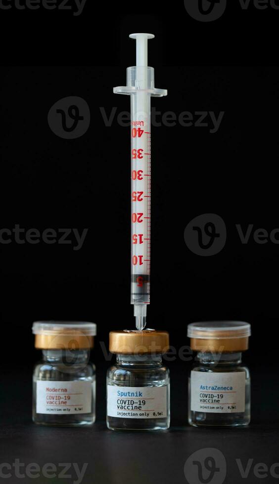 Covid 19 vaccine concept photo