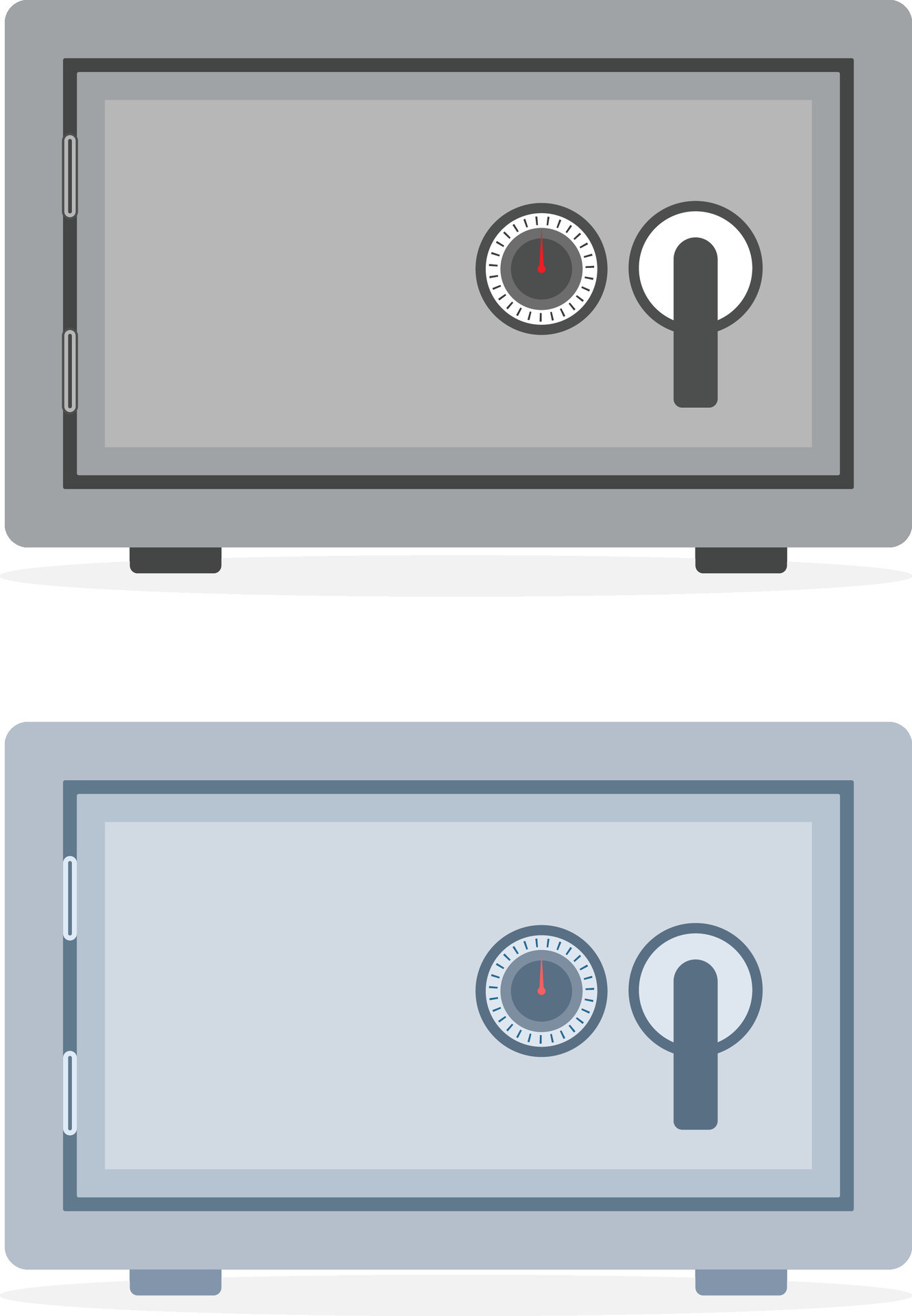 Bank safe flat style vector illustration , bank vault , personal vault