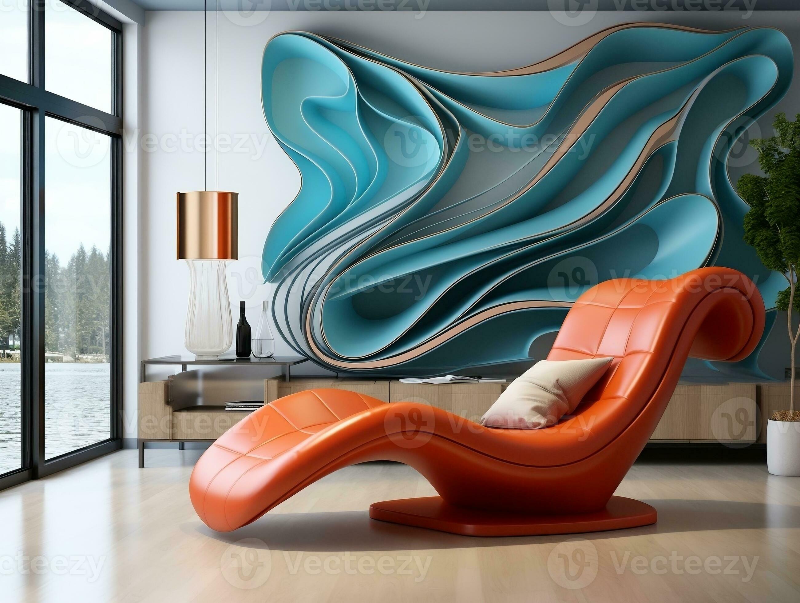 Abstract seamless pattern geometric shape sleek and modern interior ...