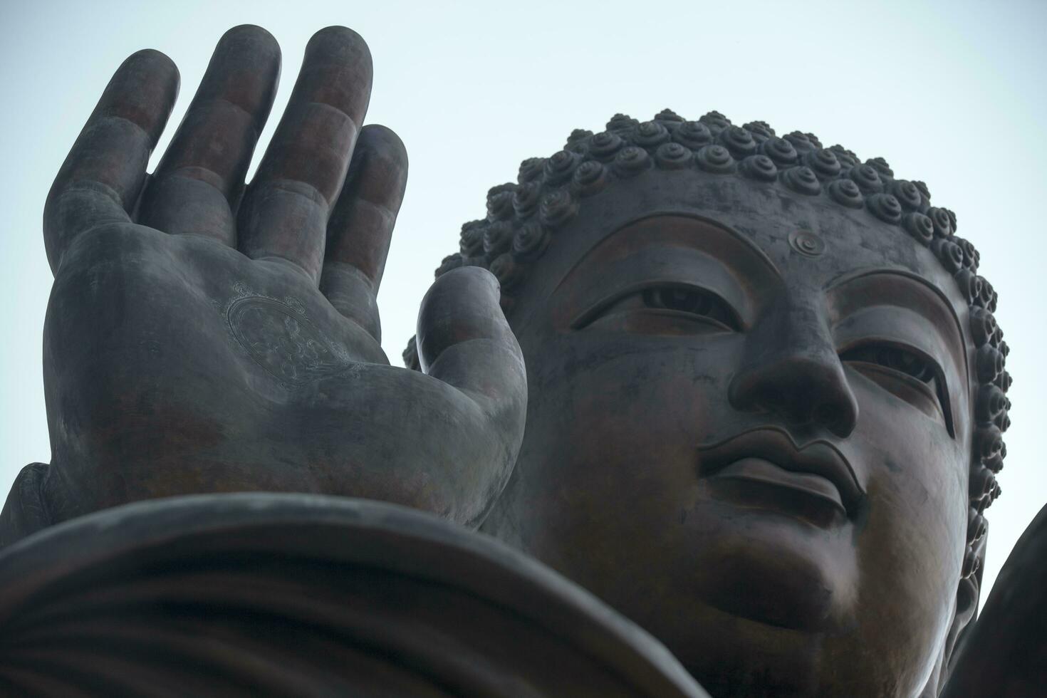 Hong Kong, China - March 24 2014 - Tian Tan Buddha in Lantau Island photo