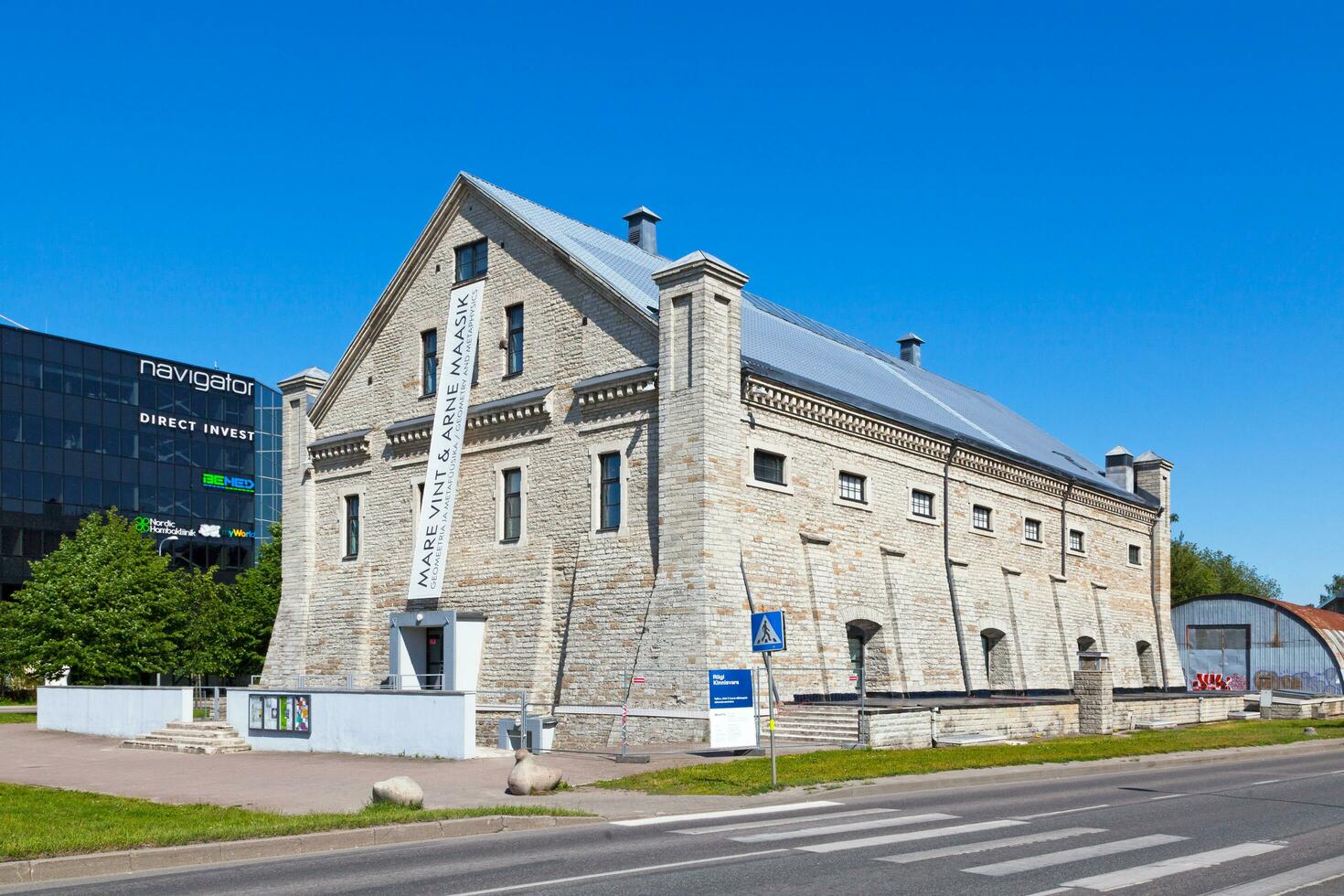 tallin, Estonia - junio 15 2019 - museo de estonio arquitectura en el ciudad centrar foto