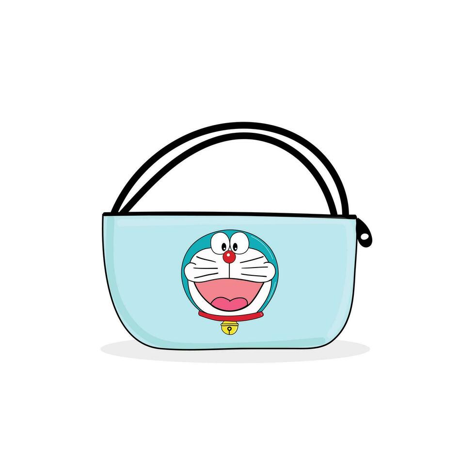 Doraemon Bag Illustration vector