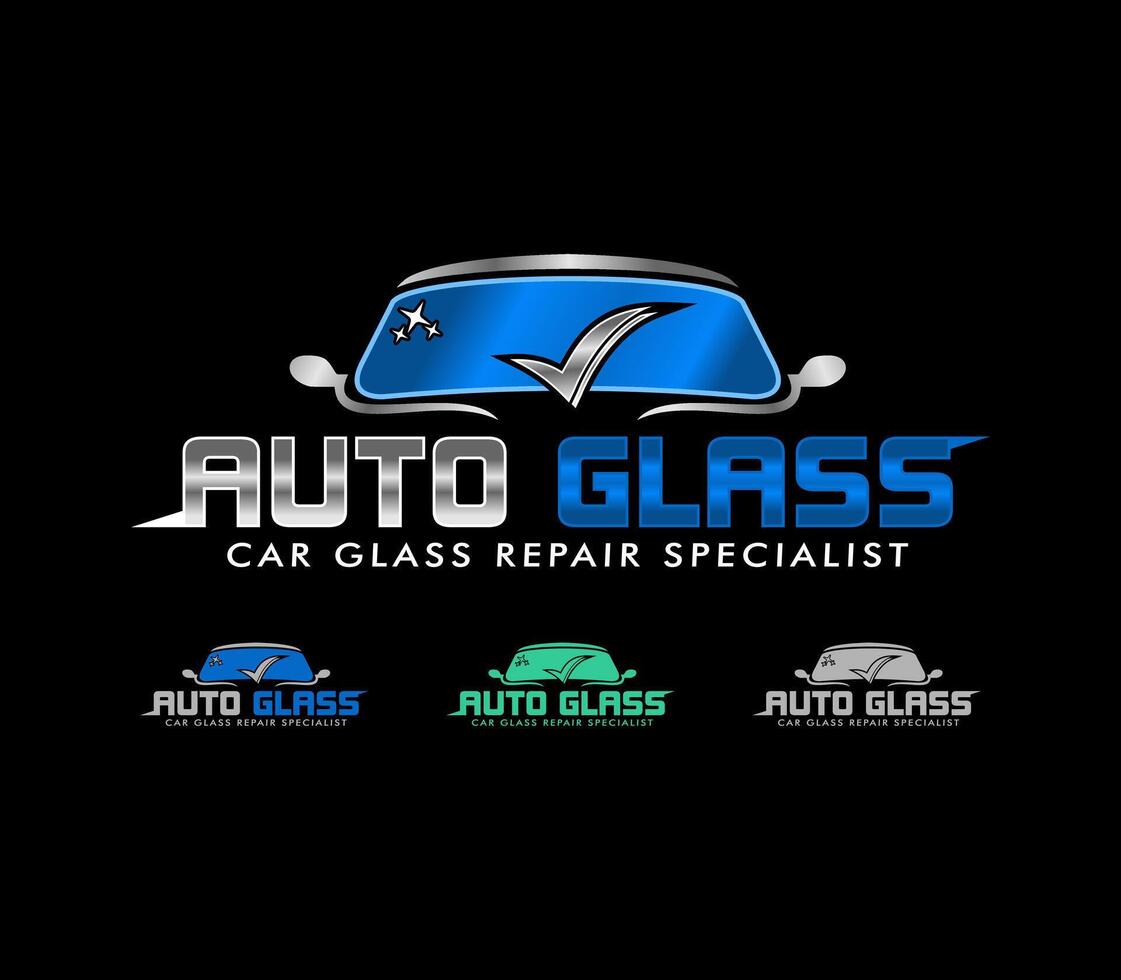 auto vaso logo diseño plantilla, reparar, reemplazo de roto auto vaso