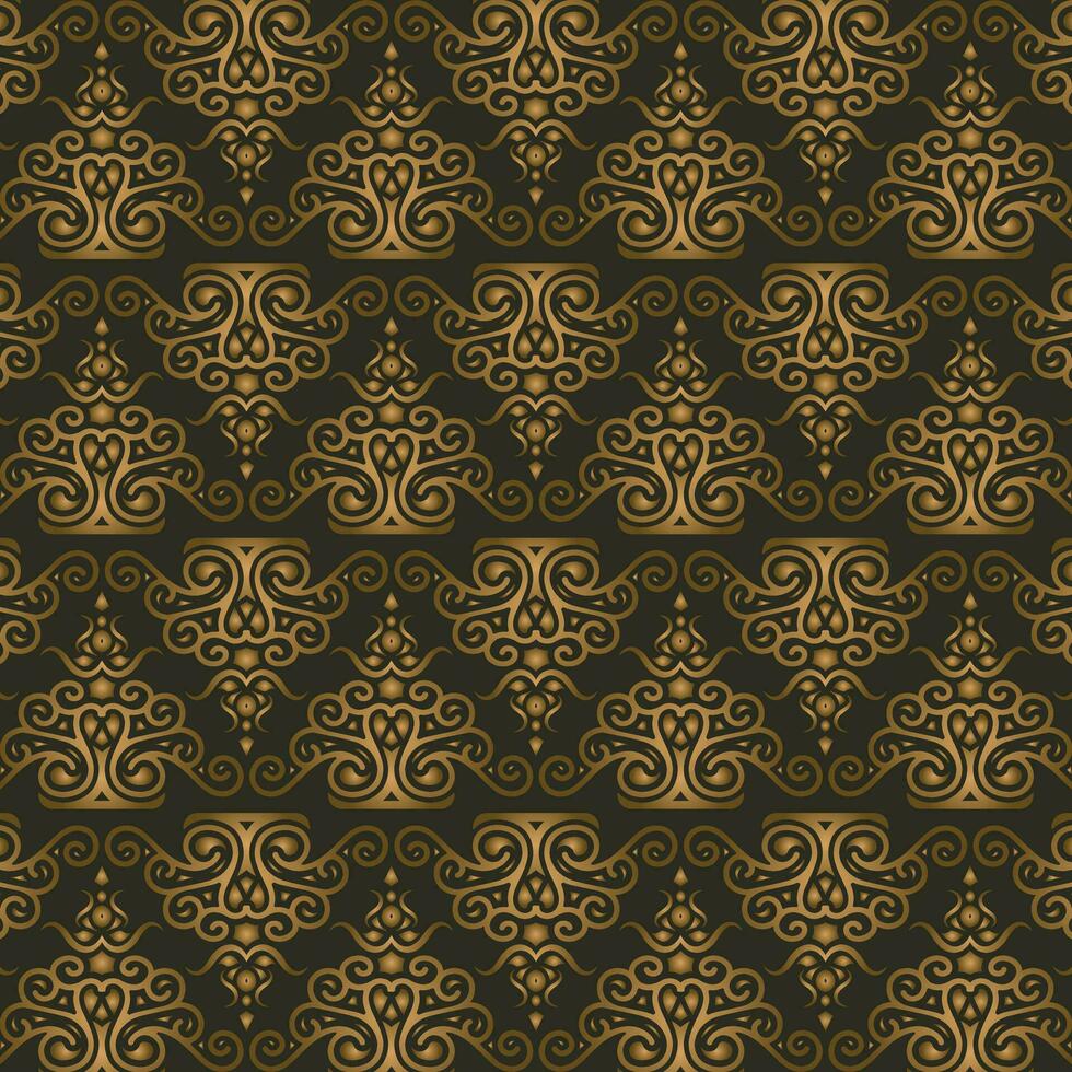 luxury dark seamless pattern background vector