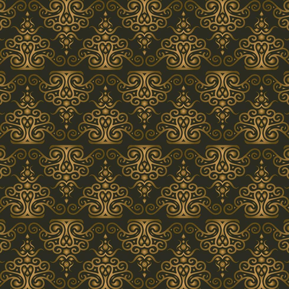 luxury dark seamless pattern background vector