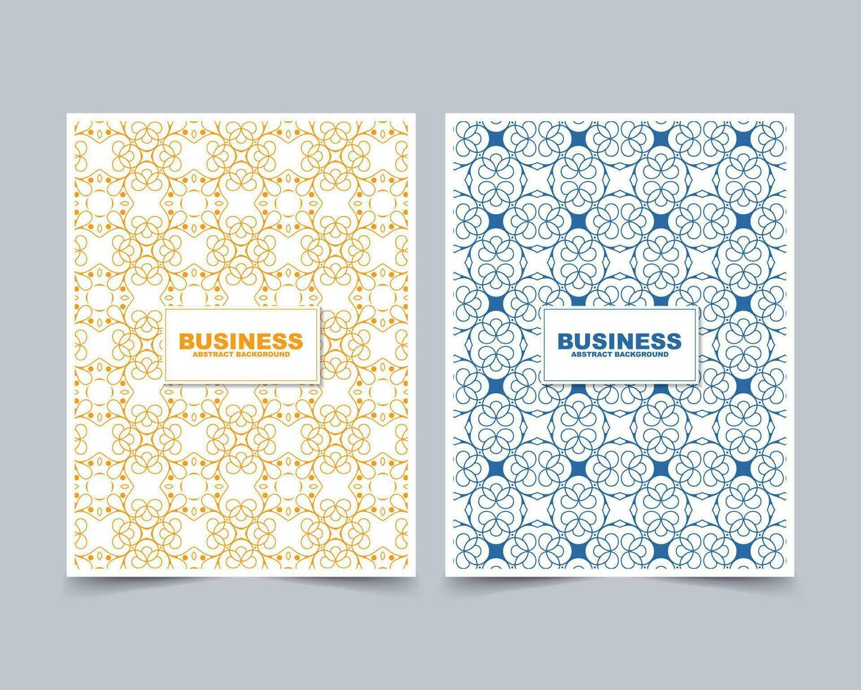 colorful abstract pattern cover design vector
