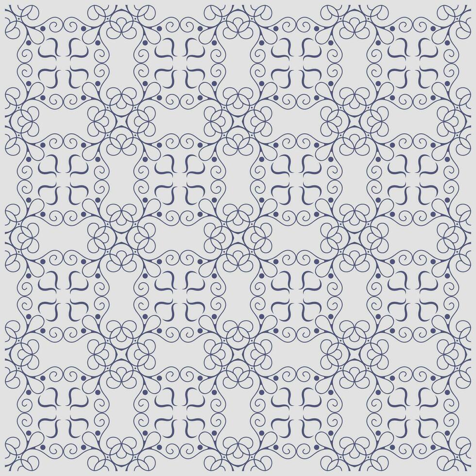 flat ornament line pattern design vector