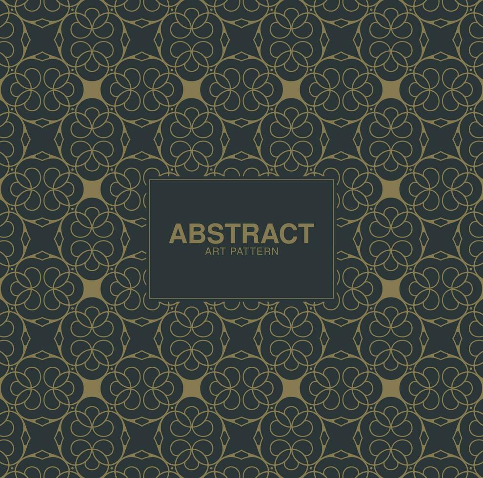 flat ornament line pattern design vector
