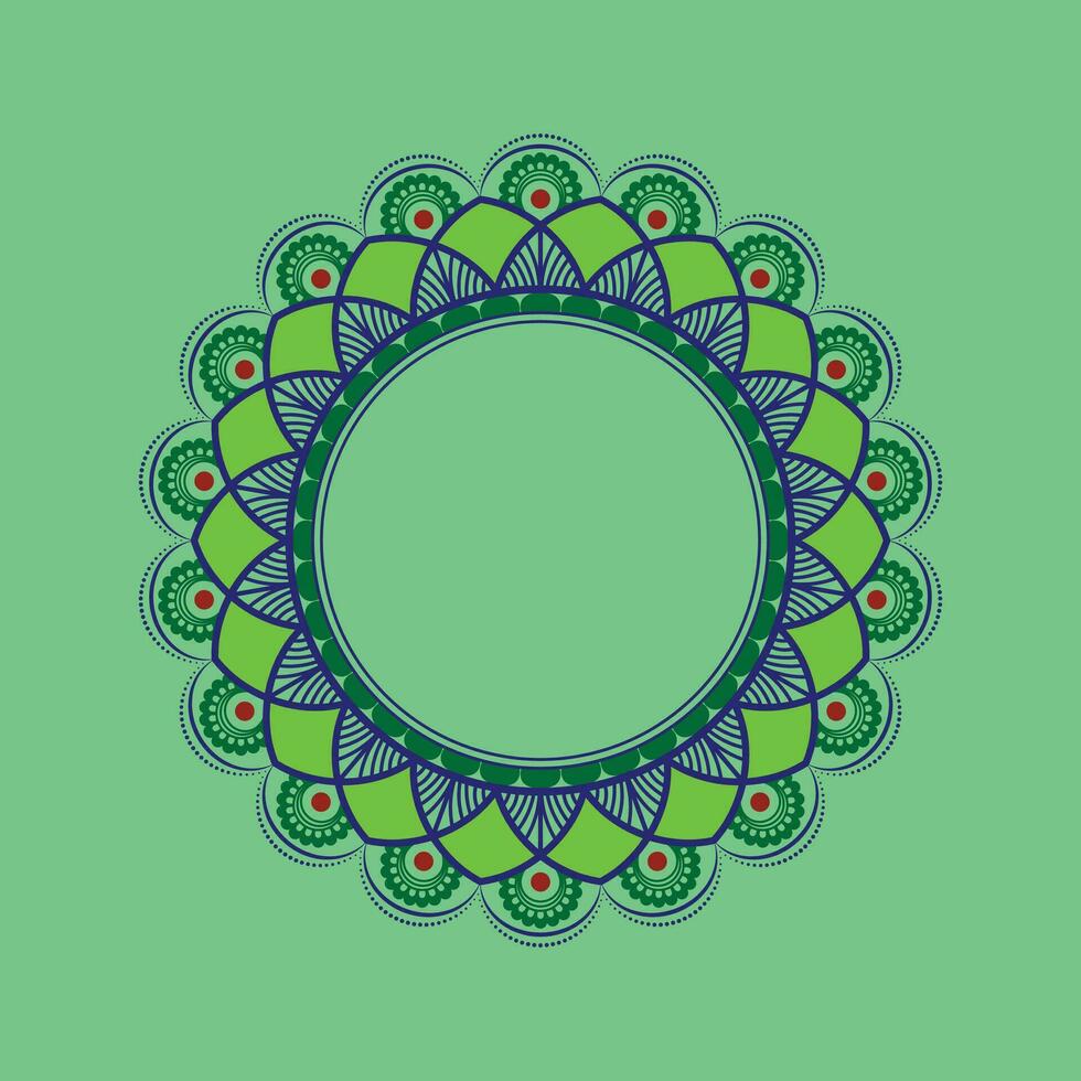 circular modelo en formar de mandala con flor para alheña, tatuaje, decoración. decorativo ornamento en étnico oriental estilo. mano dibujado antecedentes. islam, Arábica, indio. mandalas para colorante libro. vector