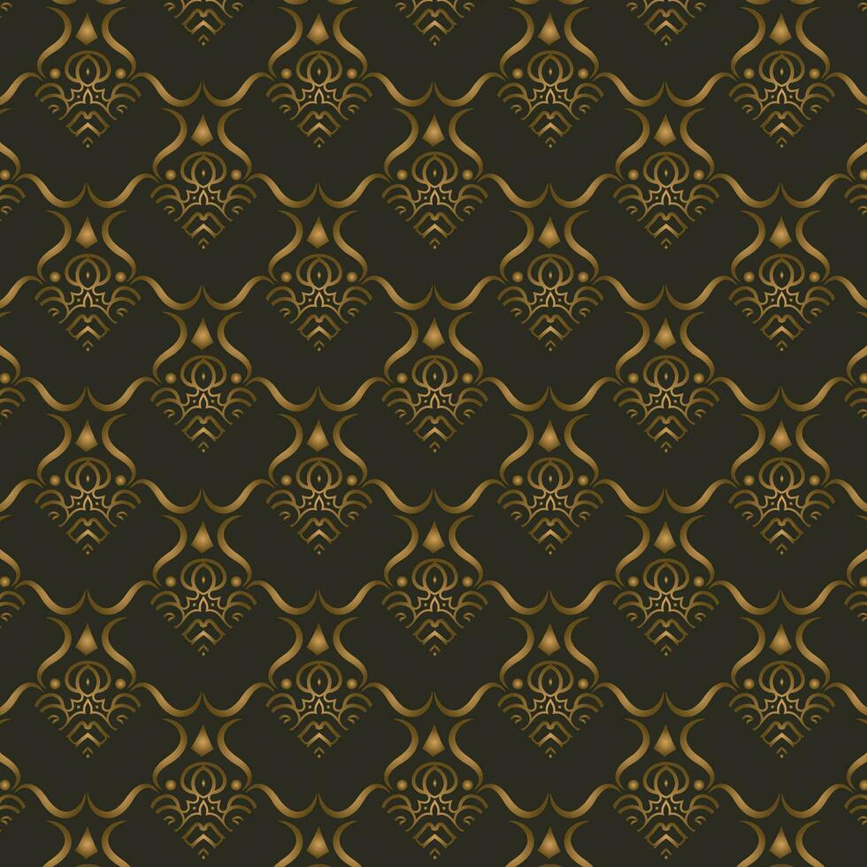 luxury dark seamless pattern background vector