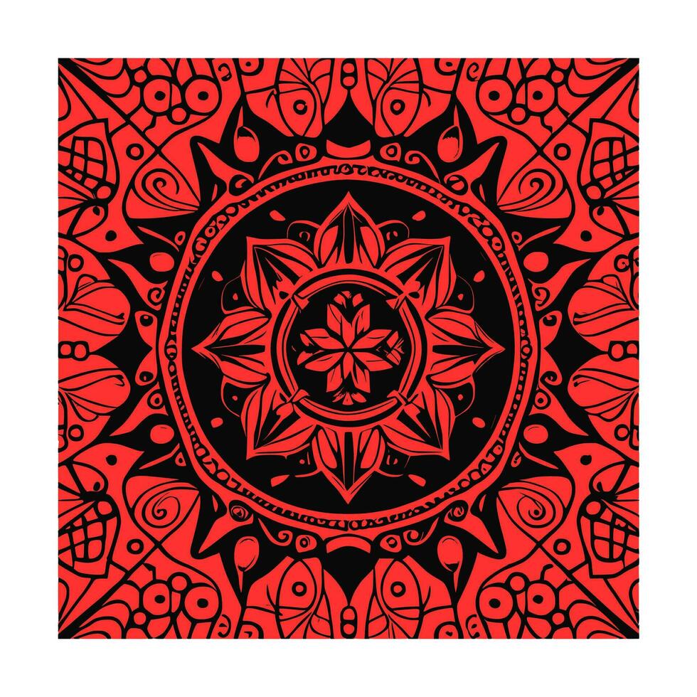 Vector mandala vector design background