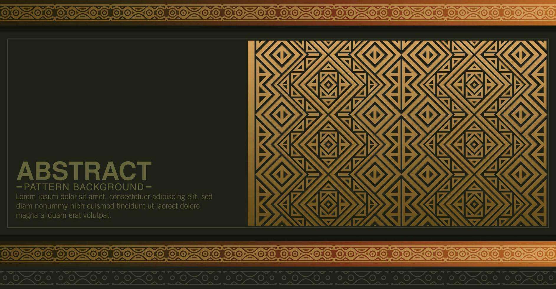 Elegant pattern style dark background vector