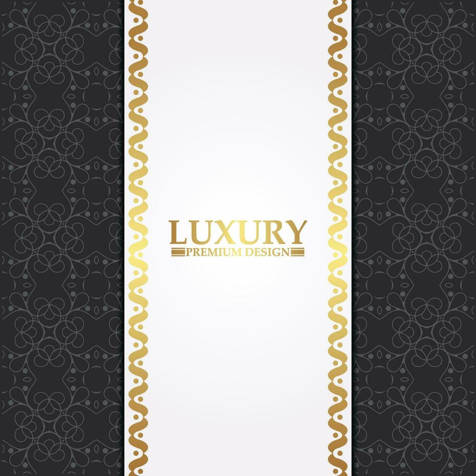 Elegant pattern style dark background vector