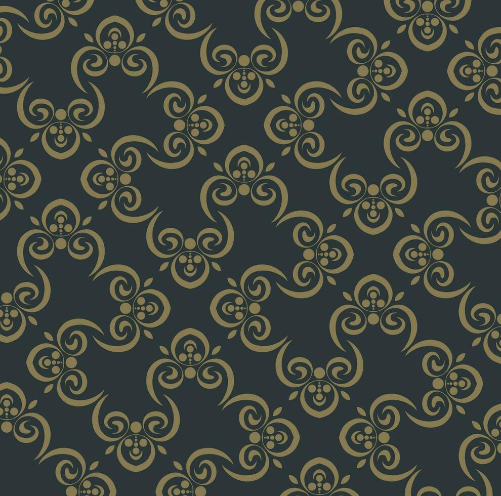 dark ethnic seamless pattern template vector