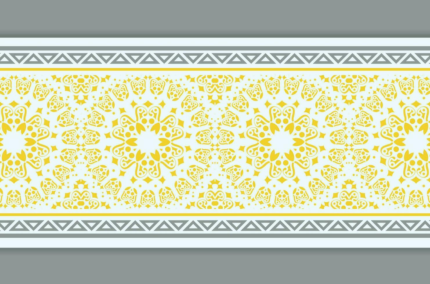 Elegant golden ornamental border template vector