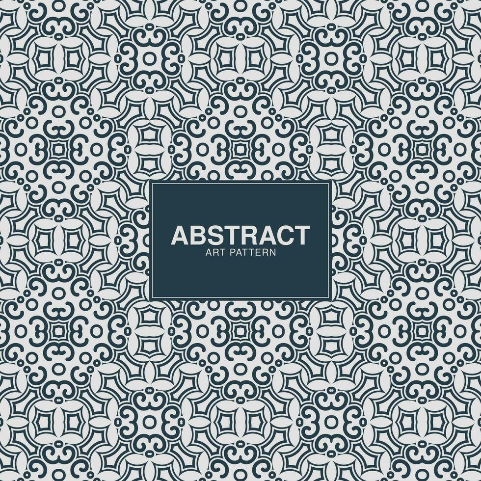 flat ornament line pattern design vector
