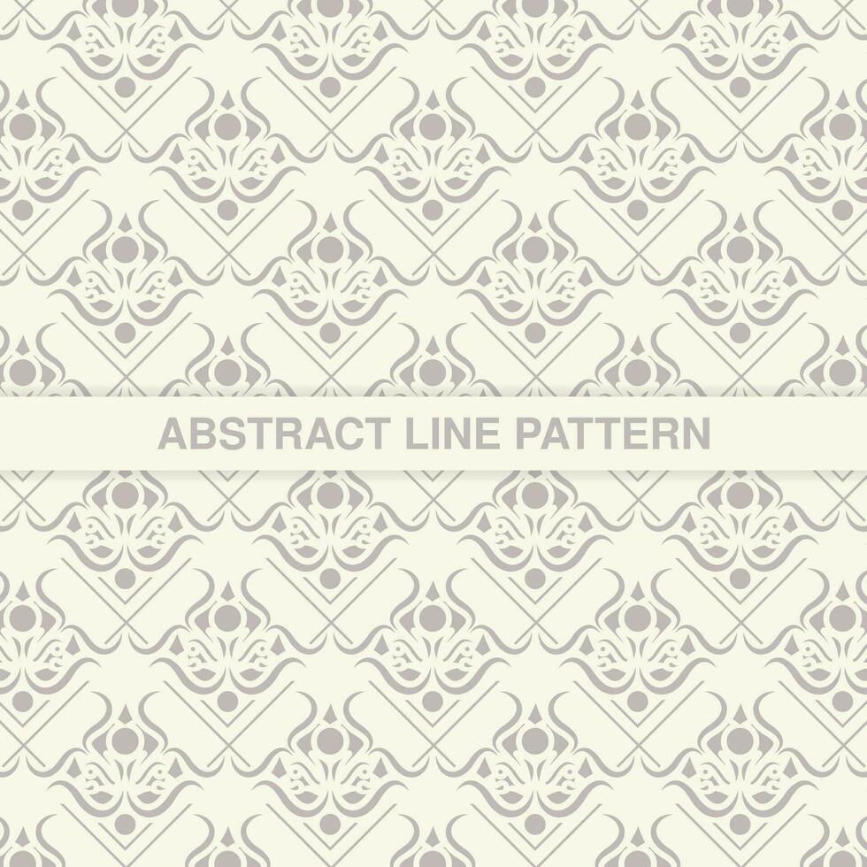 elegant white seamless geometric pattern vector
