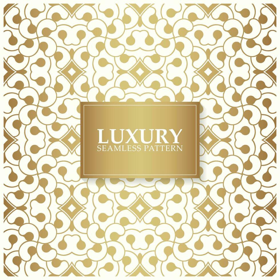 Luxury ornament pattern design background vector
