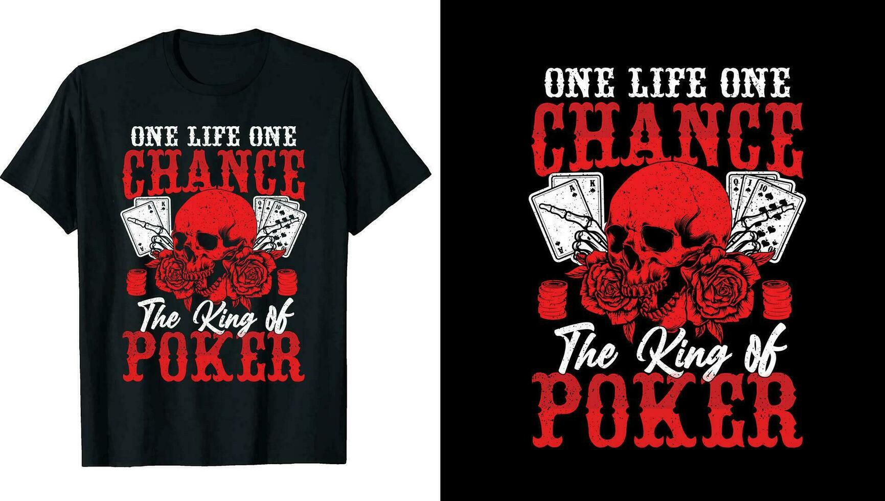 póker tipografía, póker amante, juego, póker t camisa diseño, póker camiseta personalizado, vector obra de arte