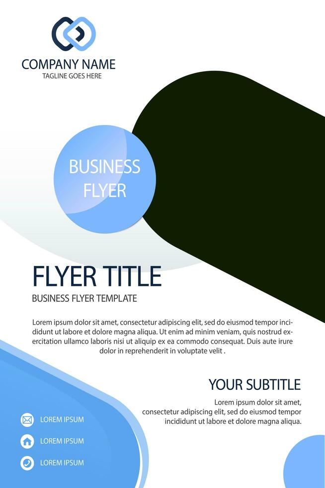 Business flyer brochure cover banner template. social media business cover template photo