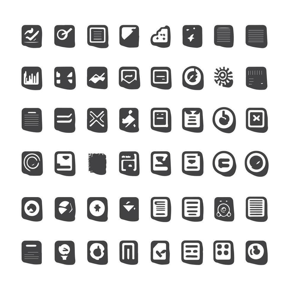 Vector social media logos and icons pack vector set, icon shape elements, social media business logo