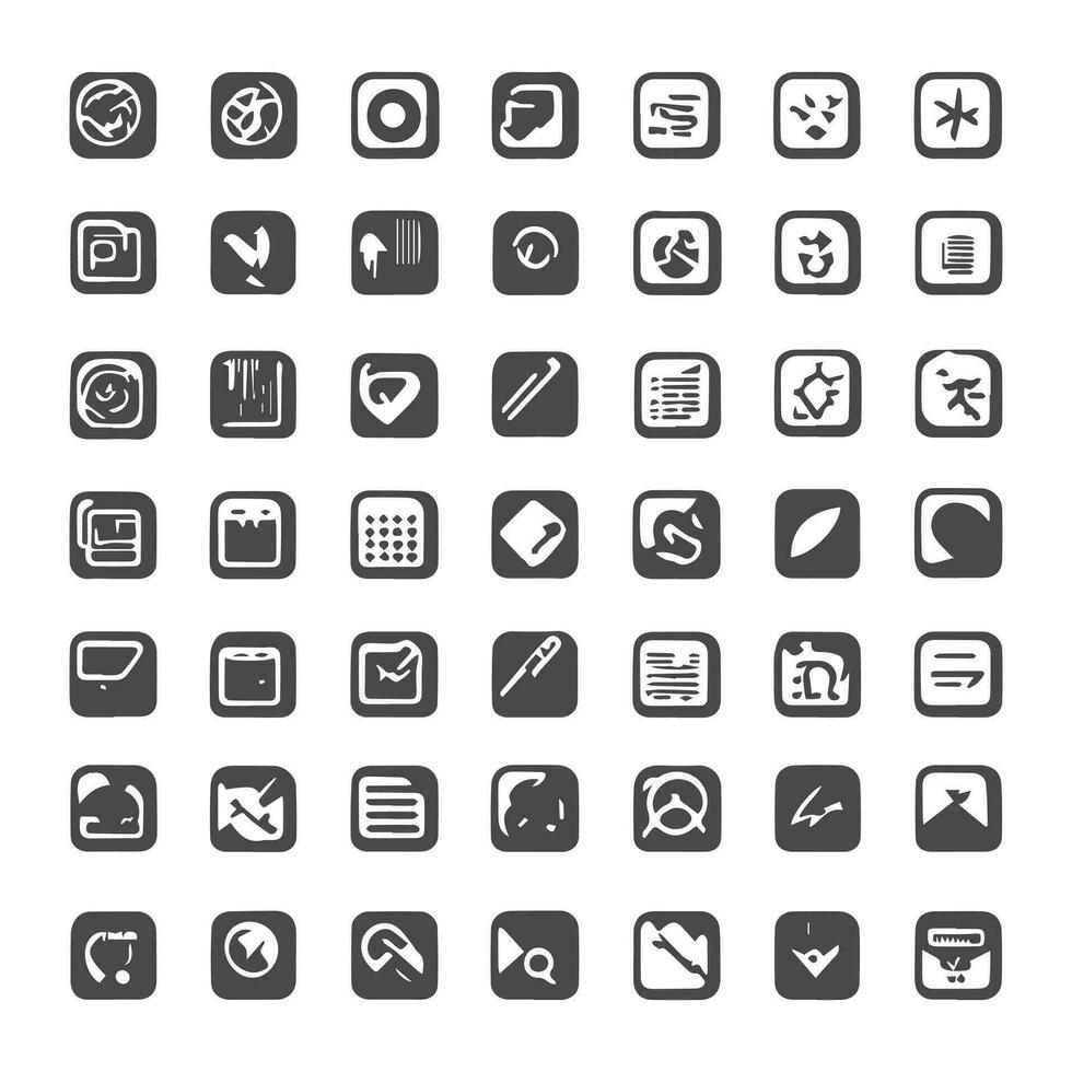 Vector social media logos and icons pack vector set, icon shape elements, social media business logo