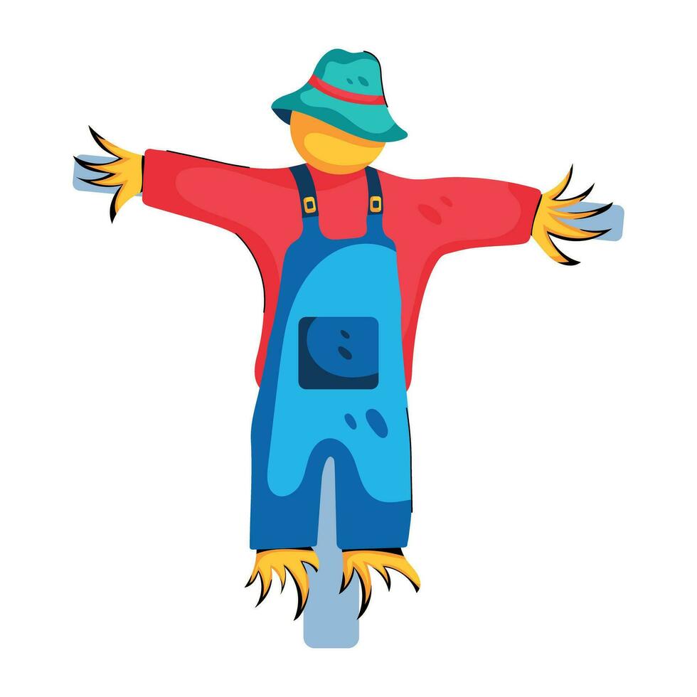 Trendy Scarecrow Concepts vector