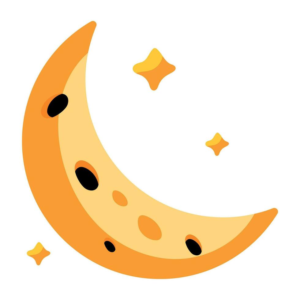 Trendy Starry Night vector