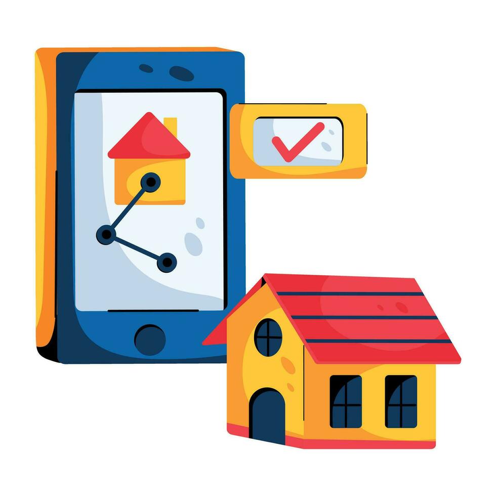 Trendy Smart Farming vector
