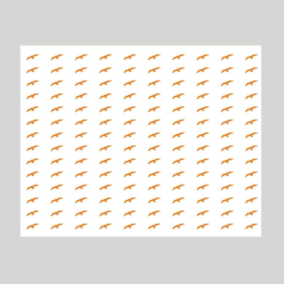 Bird pattern in white background. vector