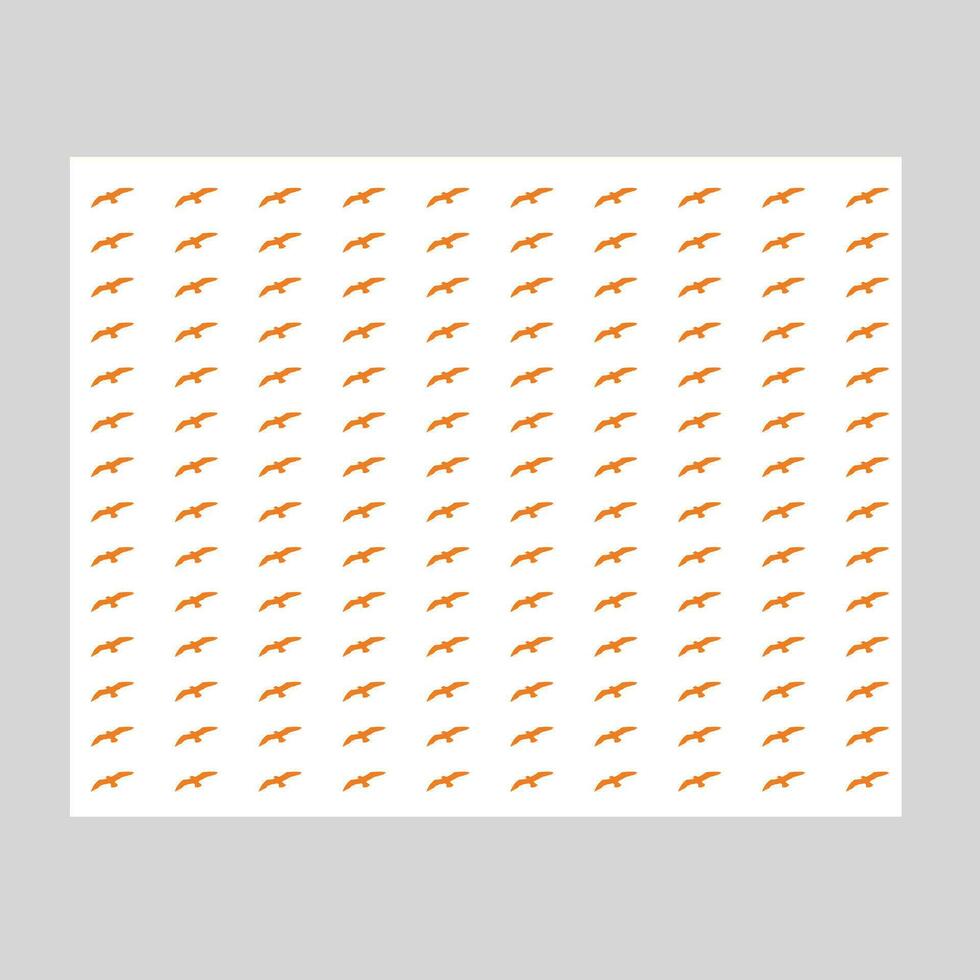 Bird pattern in white background. vector