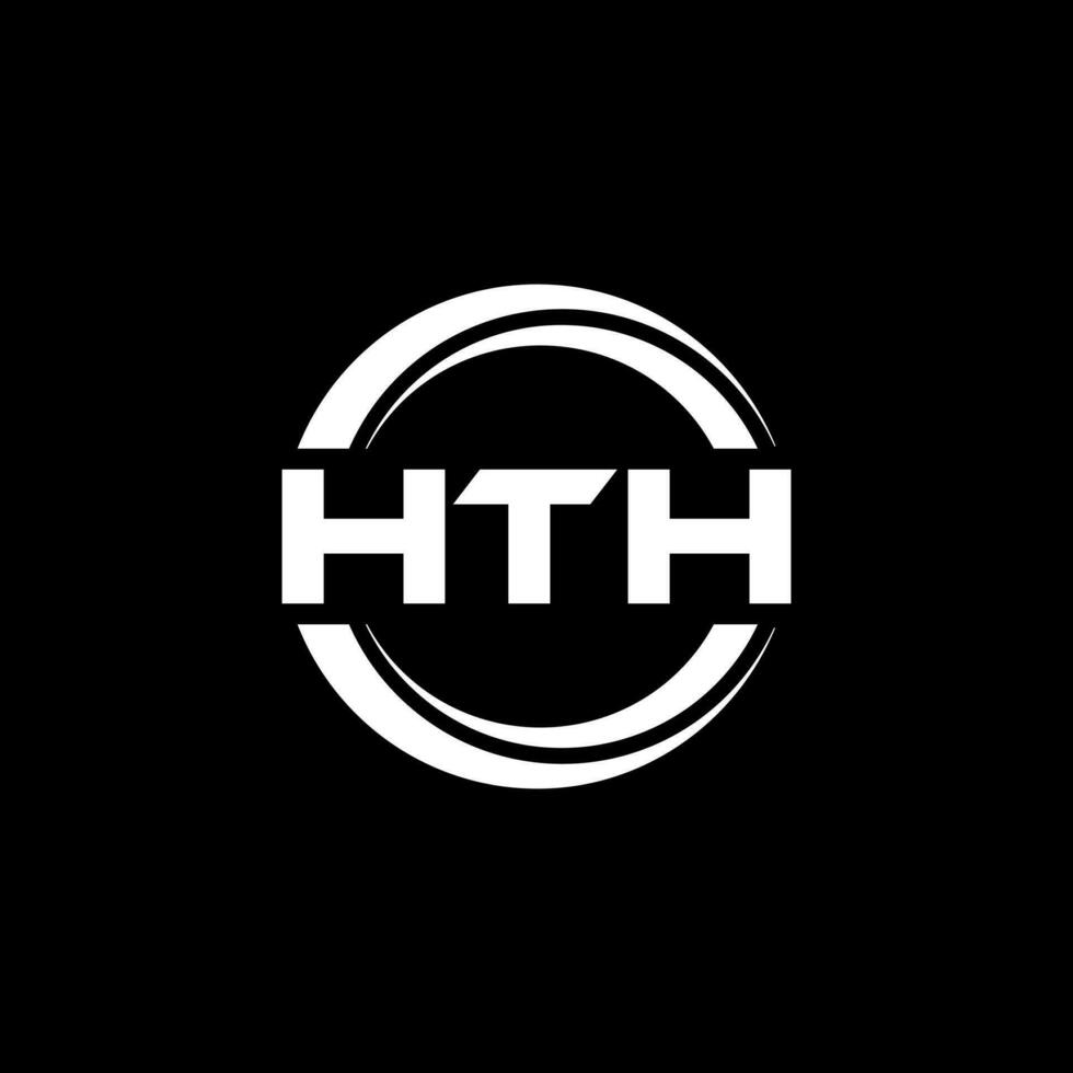 hth logo diseño, inspiración para un único identidad. moderno elegancia y creativo diseño. filigrana tu éxito con el sorprendentes esta logo. vector