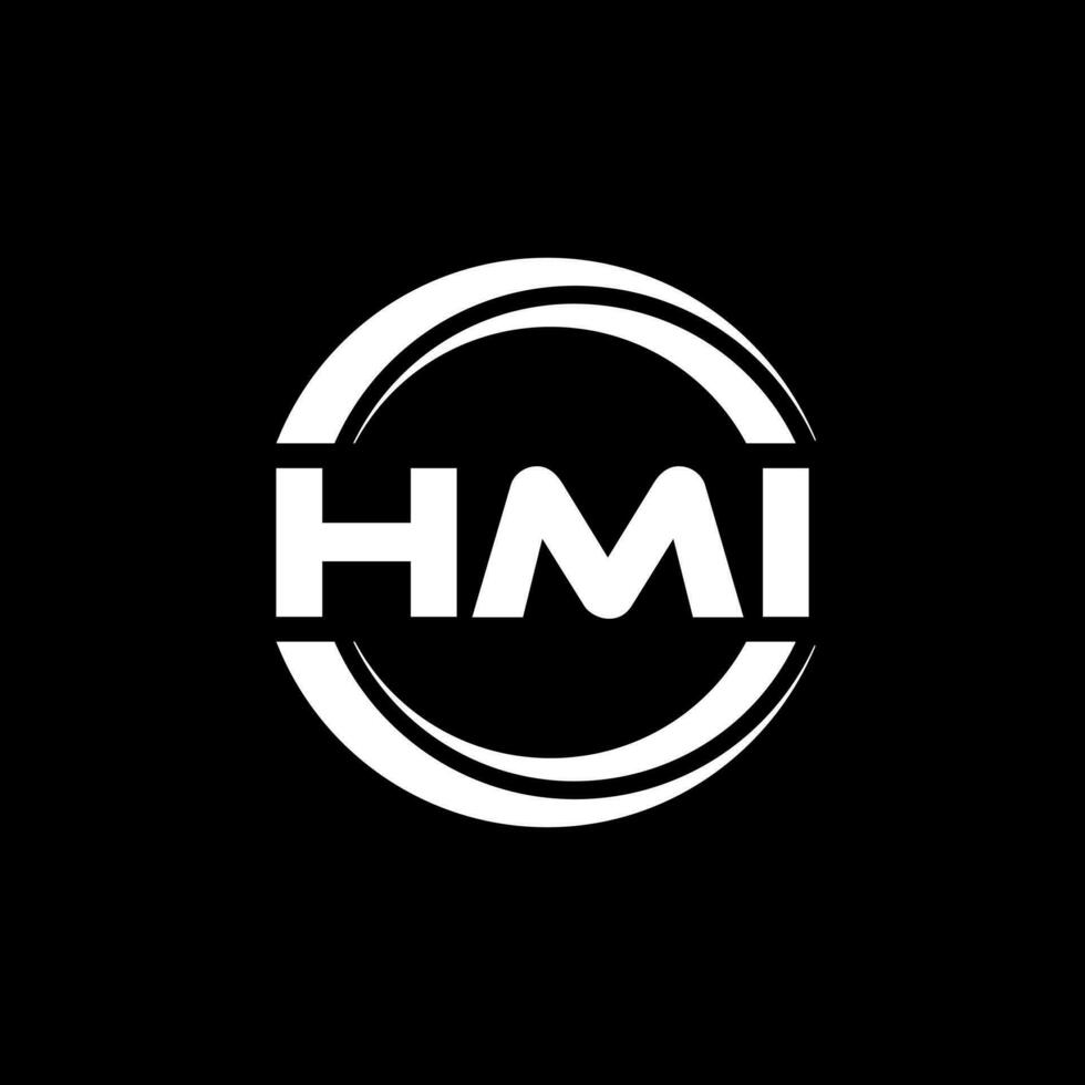 hmi logo diseño, inspiración para un único identidad. moderno elegancia y creativo diseño. filigrana tu éxito con el sorprendentes esta logo. vector