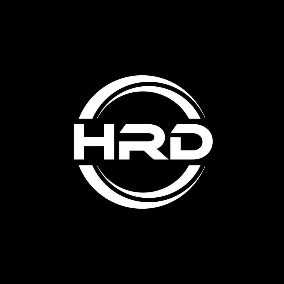 HRD Logo Design, Inspiration for a Unique Identity. Modern Elegance and Creative Design. Watermark Your Success with the Striking this Logo. vector