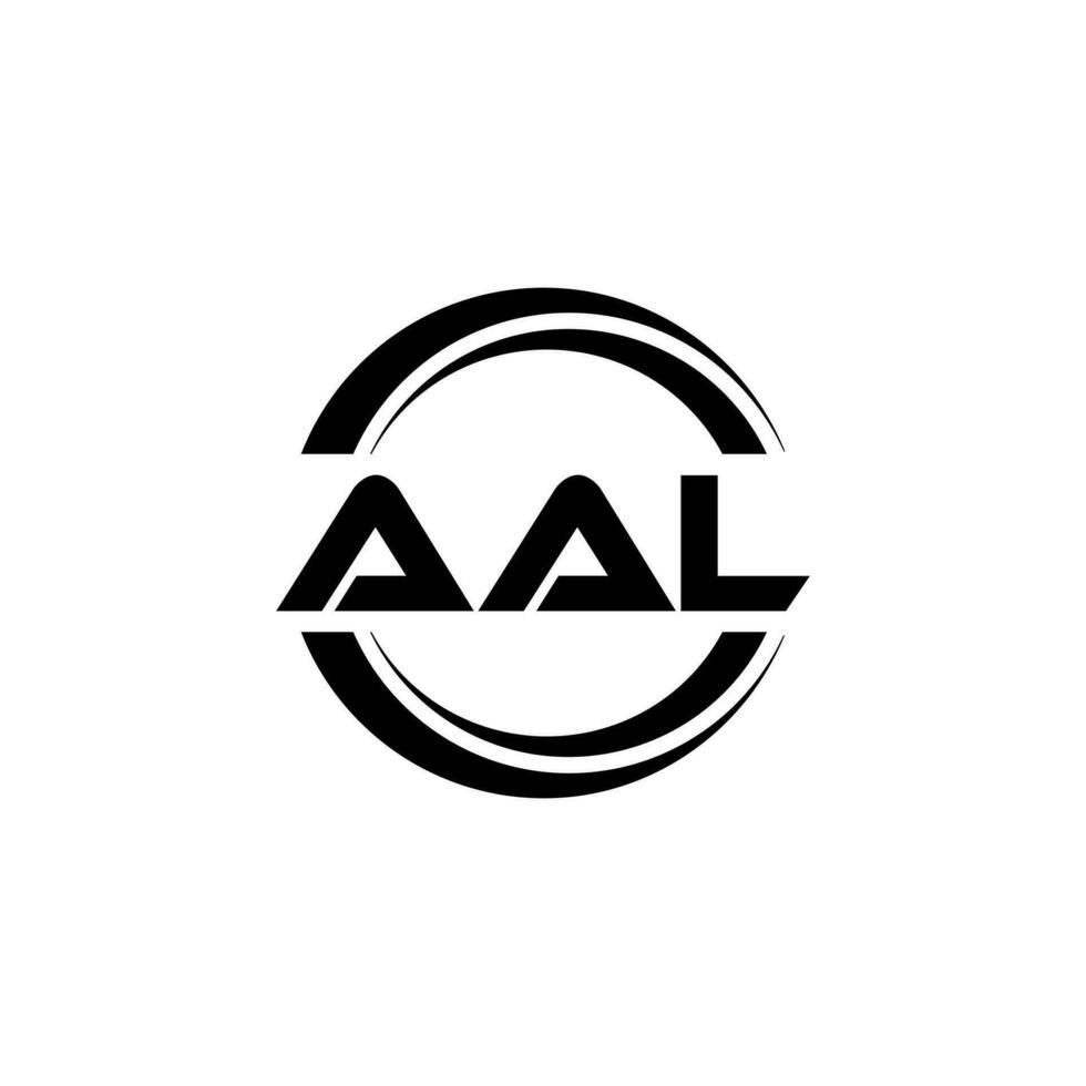 AAL Logo Design, Inspiration for a Unique Identity. Modern Elegance and Creative Design. Watermark Your Success with the Striking this Logo. vector