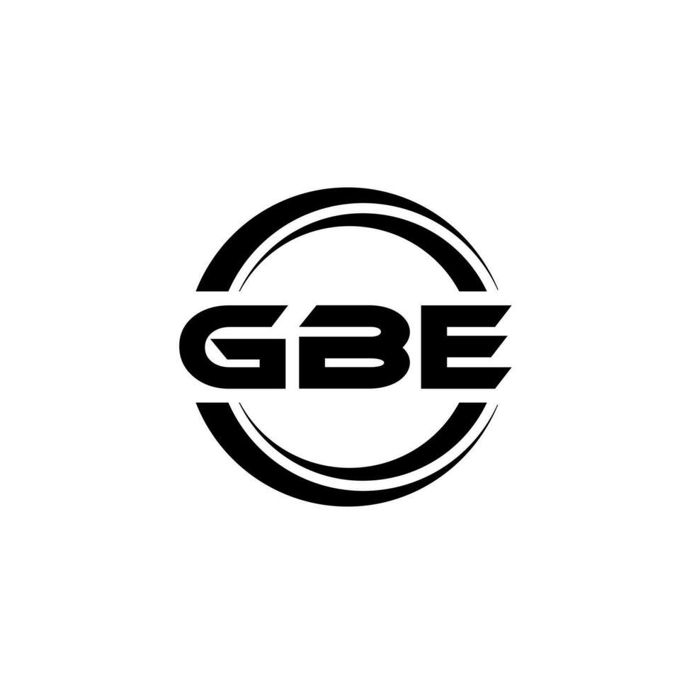 GBE Logo Design, Inspiration for a Unique Identity. Modern Elegance and Creative Design. Watermark Your Success with the Striking this Logo. vector