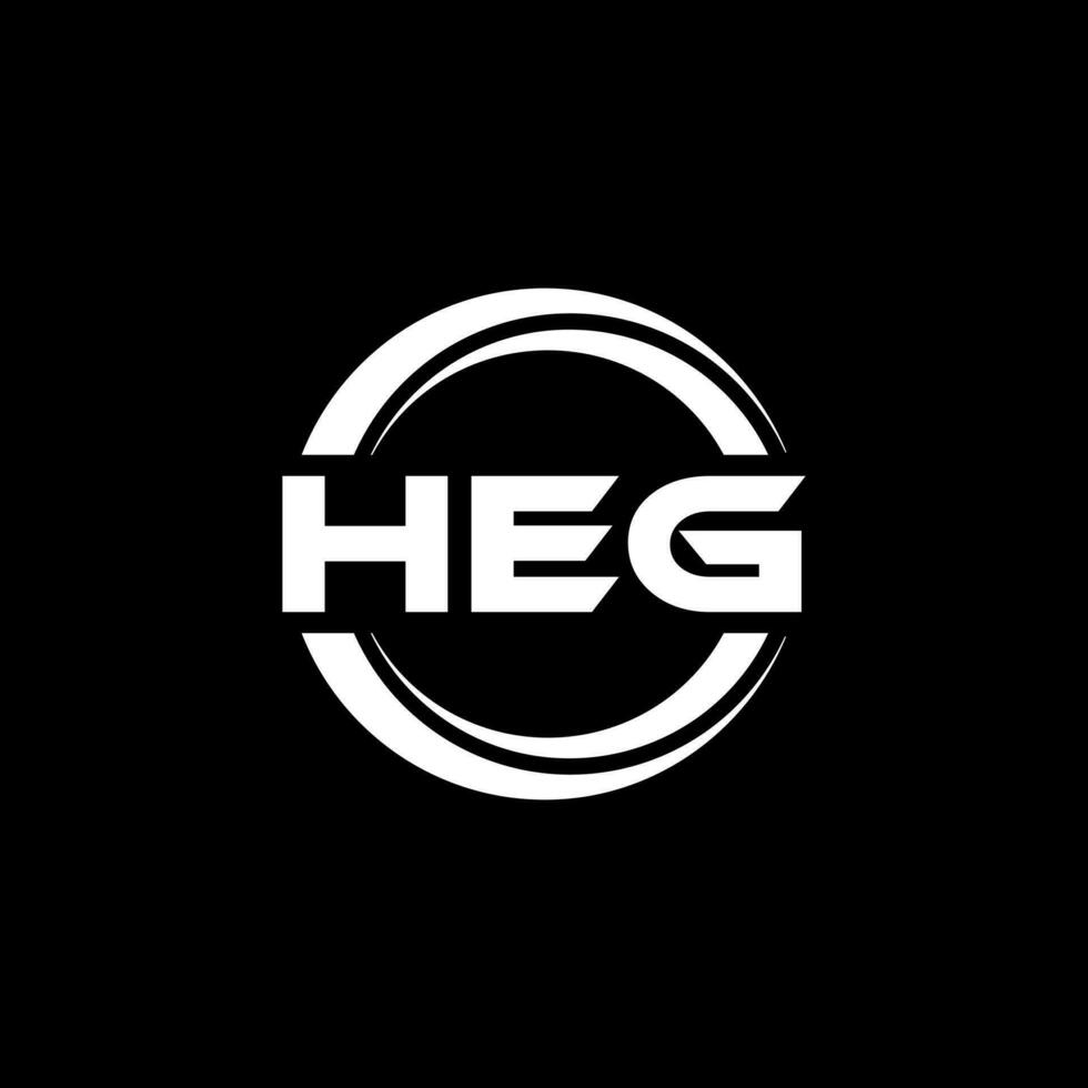 HEG Logo Design, Inspiration for a Unique Identity. Modern Elegance and Creative Design. Watermark Your Success with the Striking this Logo. vector