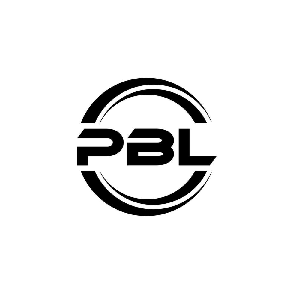 PBL Logo Design, Inspiration for a Unique Identity. Modern Elegance and Creative Design. Watermark Your Success with the Striking this Logo. vector