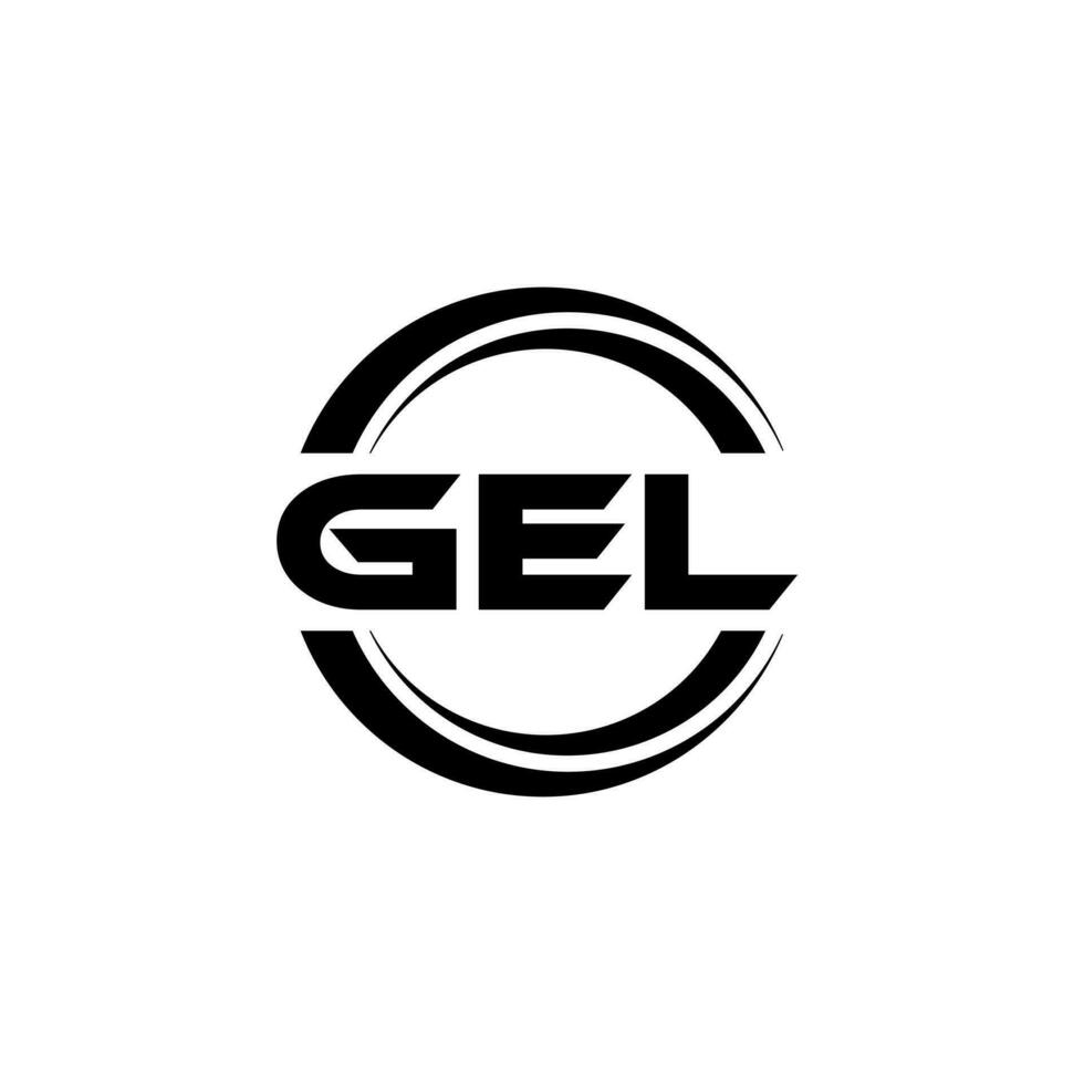 GEL Logo Design, Inspiration for a Unique Identity. Modern Elegance and Creative Design. Watermark Your Success with the Striking this Logo. vector